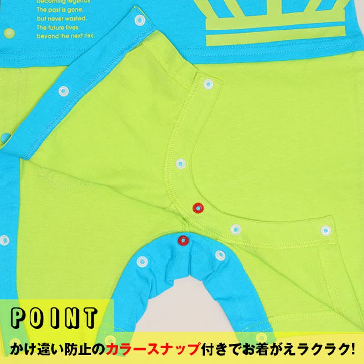 ネオンバックロゴロンパース 1642B | BABYDOLL | 詳細画像10 