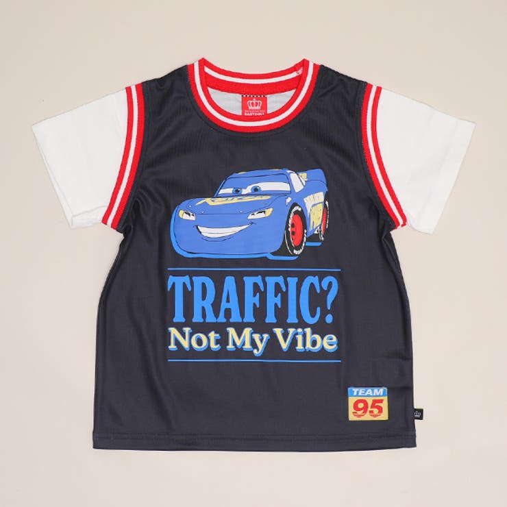 ブラック | ディズニー カーズ ドッキングTシャツ 1726K | BABYDOLL