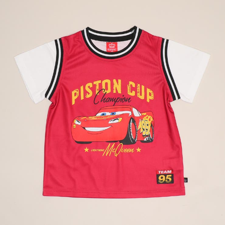 レッド | ディズニー カーズ ドッキングTシャツ 1726K | BABYDOLL