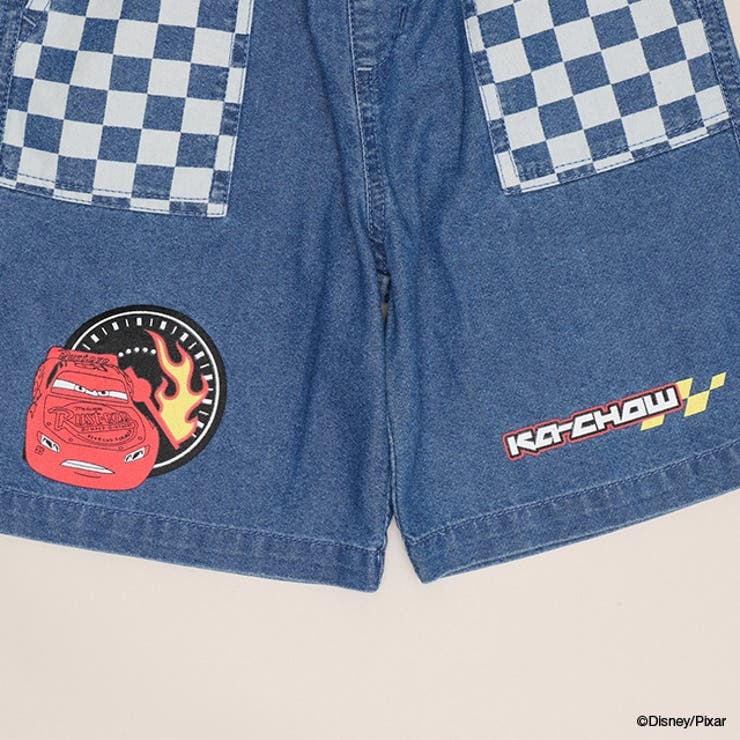 【接触冷感】ディズニー カーズ デニムハーフパンツ 1728K | BABYDOLL | 詳細画像14 
