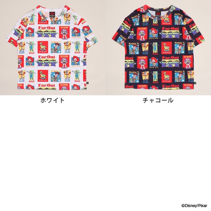 【接触冷感】ディズニー トイ・ストーリー ポップ総柄Tシャツ 1733K | BABYDOLL | 詳細画像9 