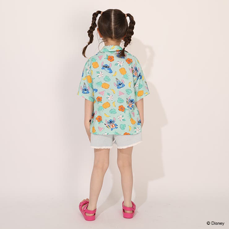 親子お揃い ディズニー アロハ総柄シャツ 1745K | BABYDOLL | 詳細画像3 