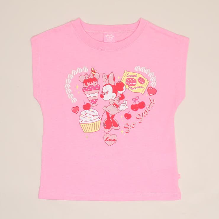 ローズピンク | ディズニー フレンチスリーブTシャツ 1749K | BABYDOLL