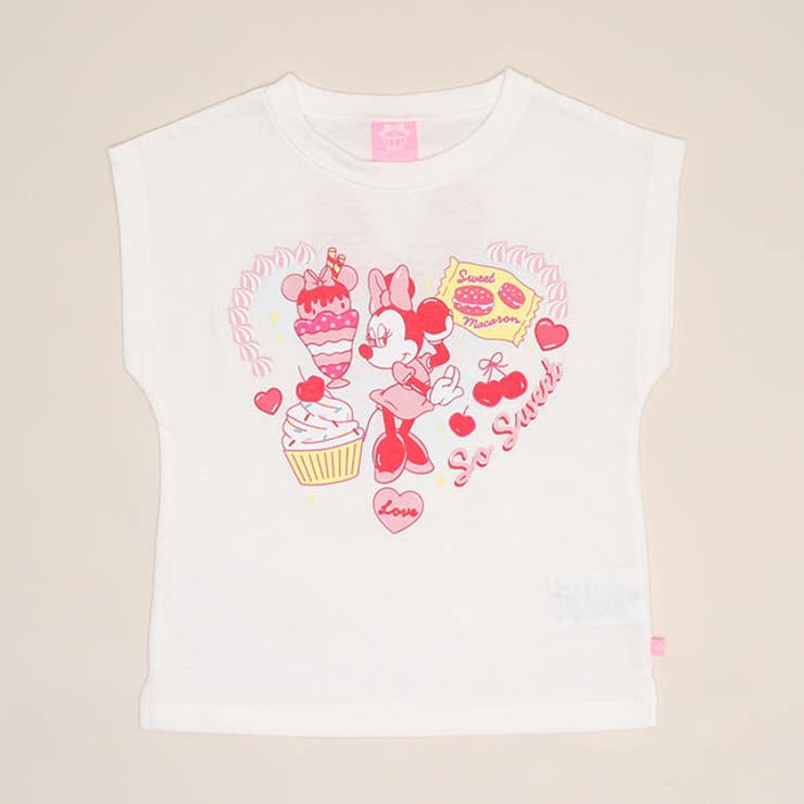 オフホワイト | ディズニー フレンチスリーブTシャツ 1749K | BABYDOLL