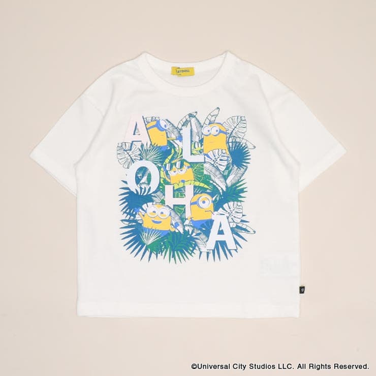 ホワイト | 親子お揃い ミニオン マジックTシャツ 1758K | BABYDOLL