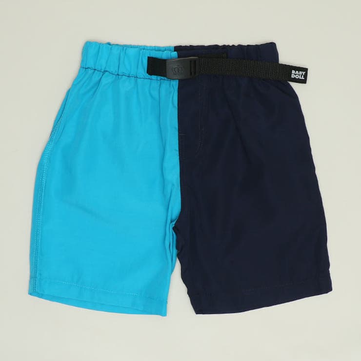 ターコイズ×ネイビー | べビドハーフパンツ1760K | BABYDOLL