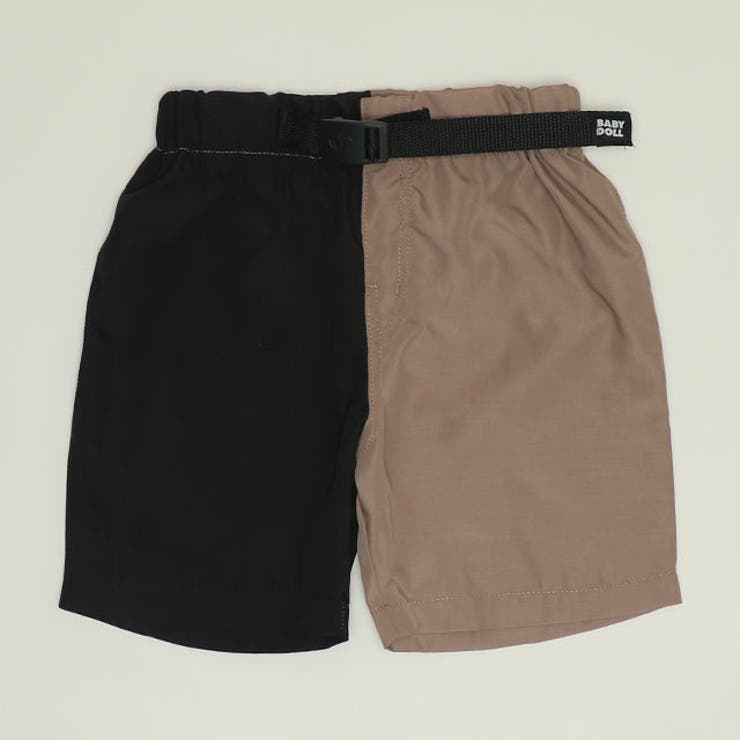 ブラック×ベージュ | べビドハーフパンツ1760K | BABYDOLL