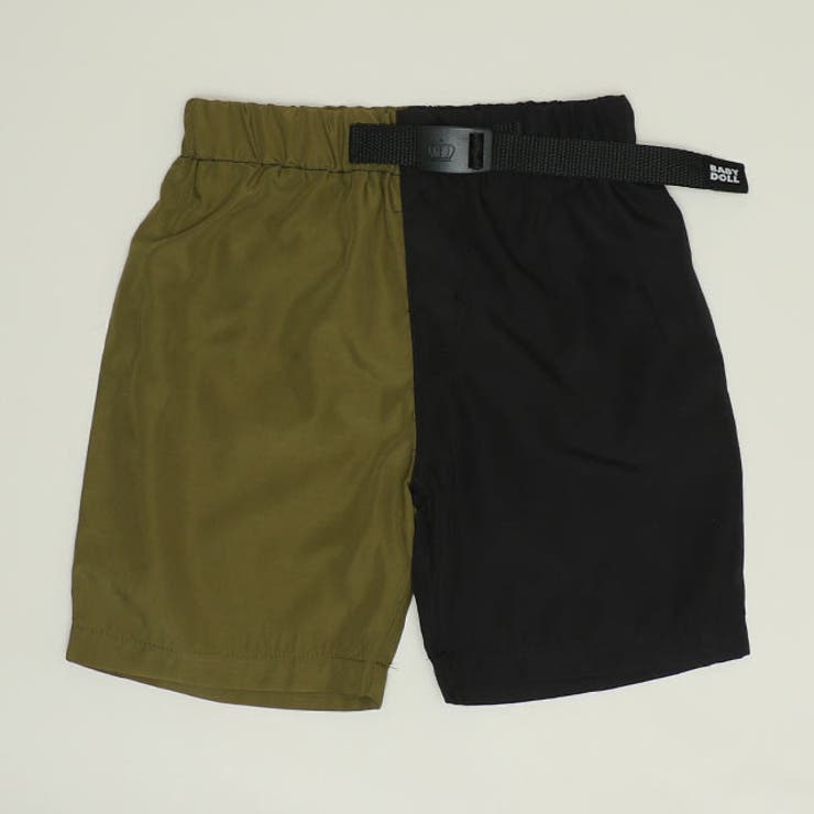 カーキ×ブラック | べビドハーフパンツ1760K | BABYDOLL