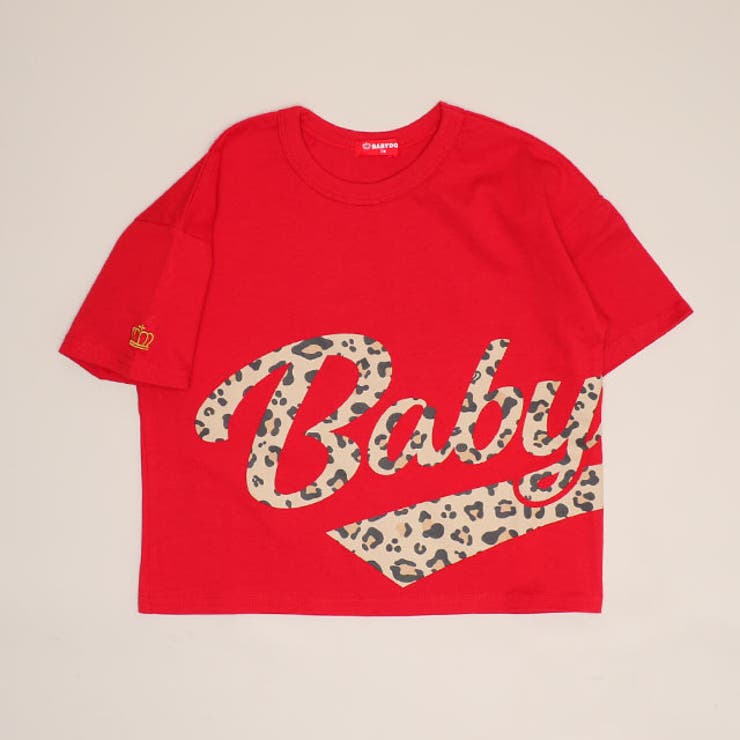 レッド | 親子お揃い ビッグチアロゴTシャツ 1780K | BABYDOLL