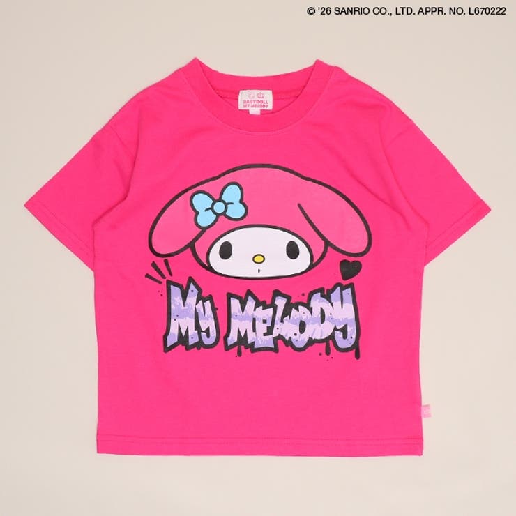 マイメロディ | サンリオ グラフィティTシャツ 1799K | BABYDOLL