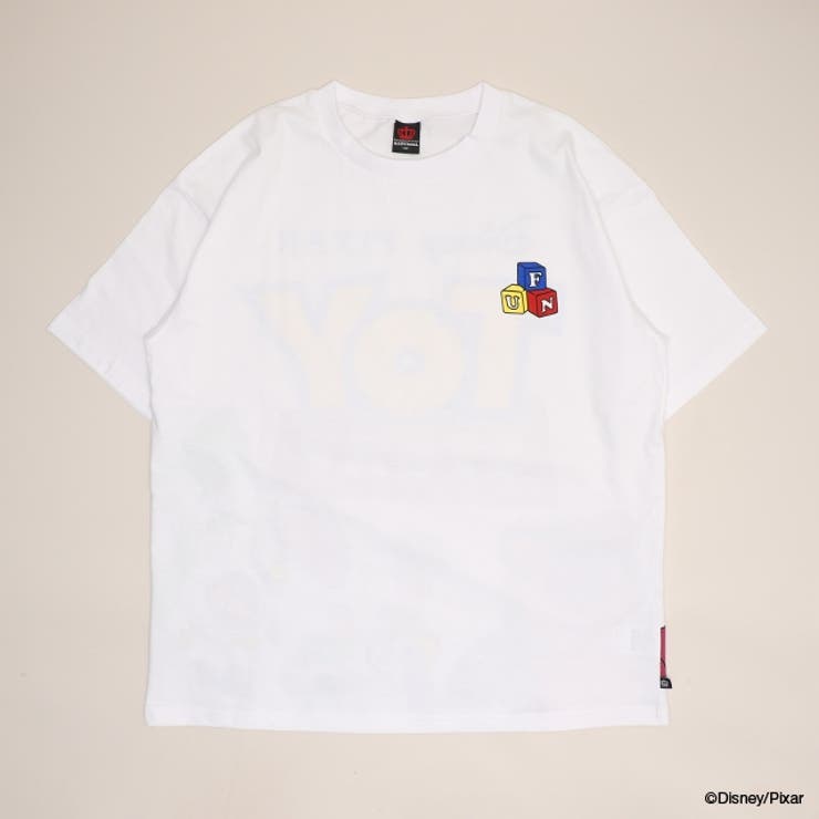 ホワイト | 親子お揃い ディズニー トイ・ストーリー バックロゴTシャツ 1804A | BABYDOLL