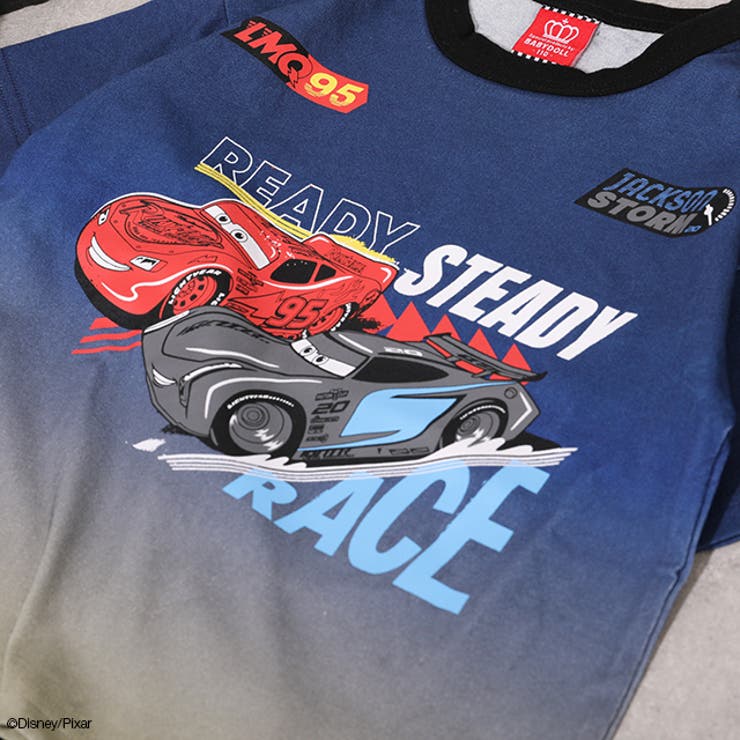ディズニー カーズ デニム風Tシャツ 1859K | BABYDOLL | 詳細画像7 