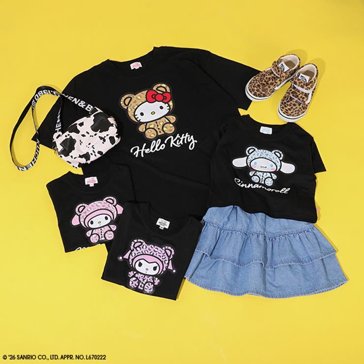 親子お揃い サンリオ アニマルTシャツ 1868K | BABYDOLL | 詳細画像22 