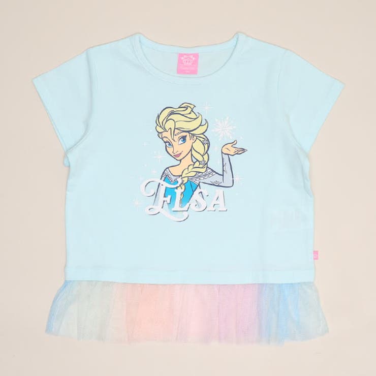 エルサ | ディズニー プリンセス / レインボーチュールTシャツ 1888K | BABYDOLL