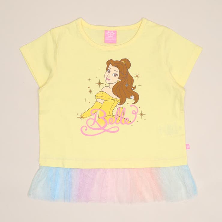 ベル | ディズニー プリンセス / レインボーチュールTシャツ 1888K | BABYDOLL