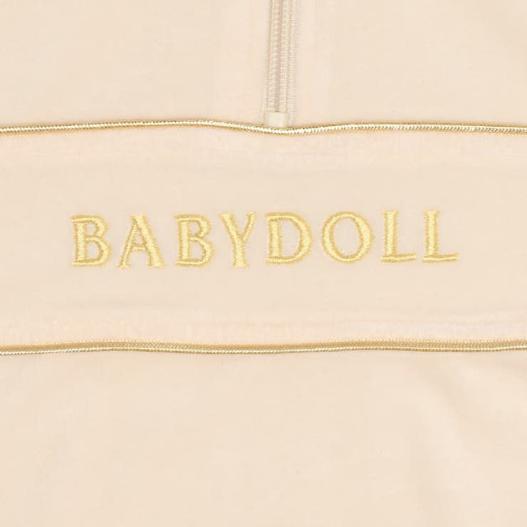 親子お揃い ベロアハーフジップトレーナー 1936A （ボトムス別売） | BABYDOLL | 詳細画像11 