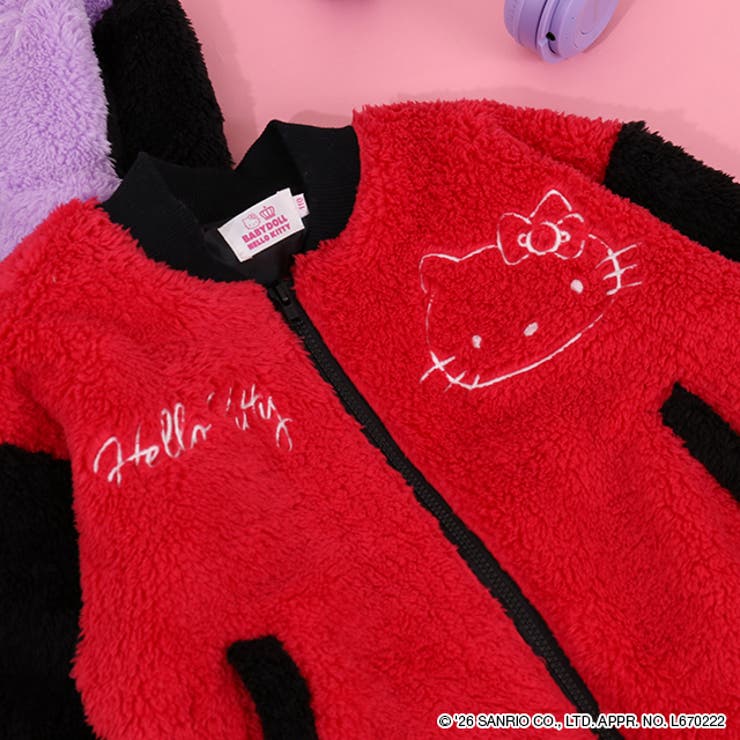 サンリオ ボア刺繍アウター 2061K | BABYDOLL | 詳細画像10 