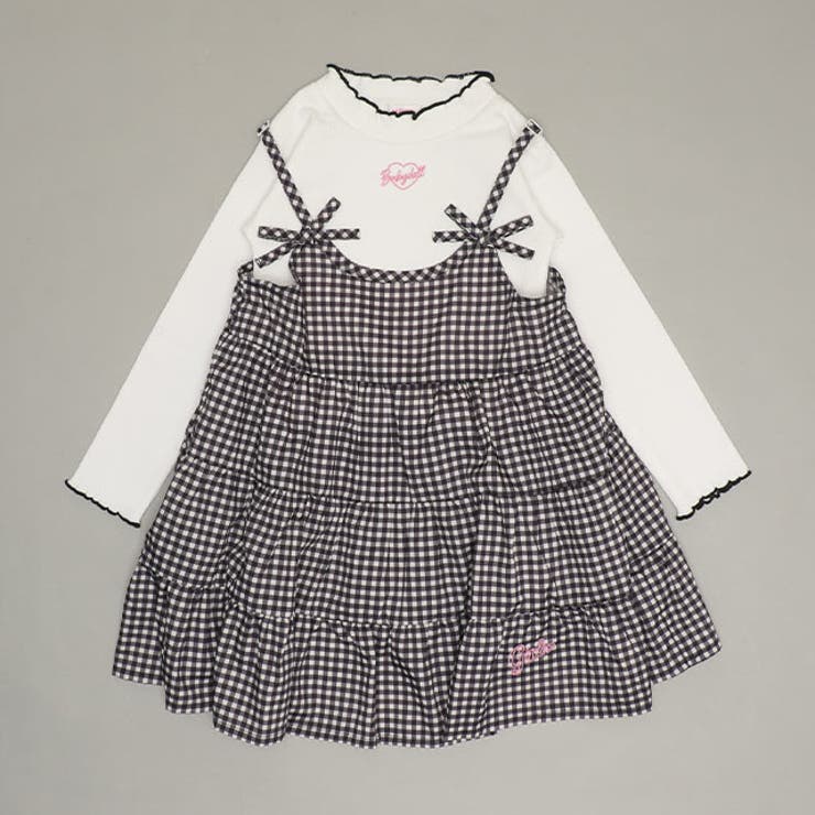 ホワイト | ロンT付チュニックワンピース 2180K | BABYDOLL