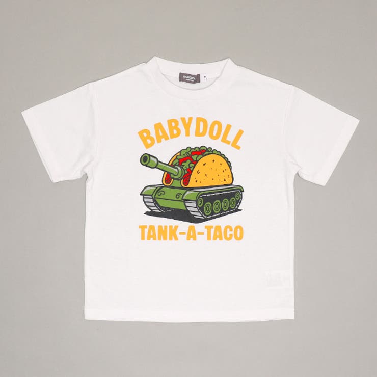 Hタイプ/ホワイト | サマーTシャツコレクション 2198K 【セミワイドシルエット】 | BABYDOLL