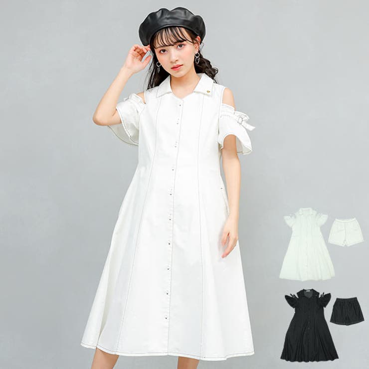 Pinkhunt ショートパンツ付きシャツワンピース 6846k 品番 Bydk Babydoll ベビードール のキッズファッション通販 毎日送料無料 Shoplist ショップリスト