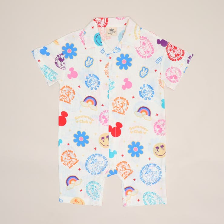 ディズニー リゾート総柄ロンパース 1599B | BABYDOLL | 詳細画像6 