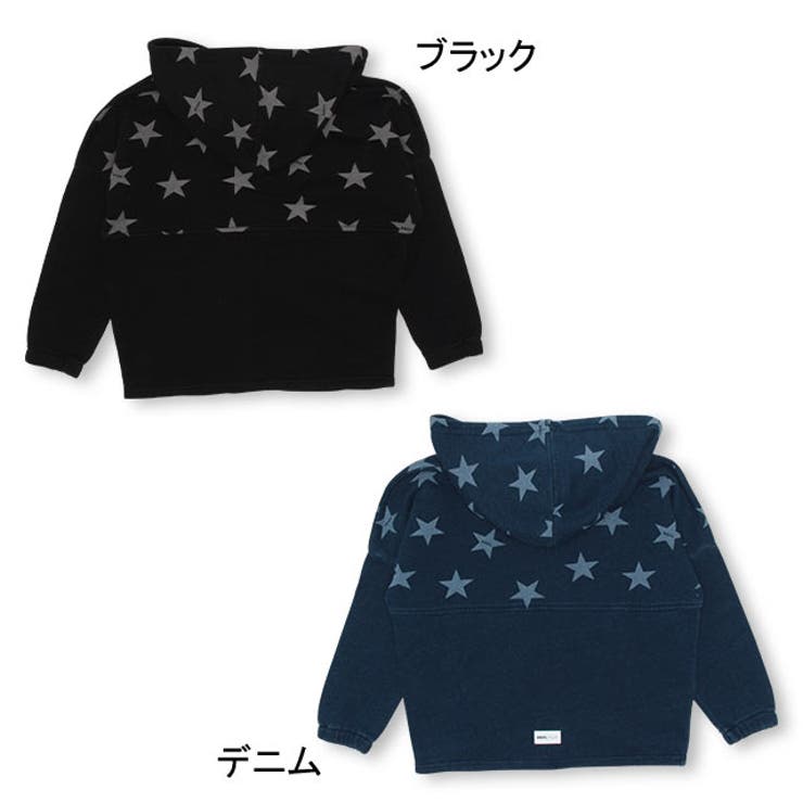 BBDL 星柄ジップパーカー 4399K (ボトムス別売)[品番：BYDK0003676