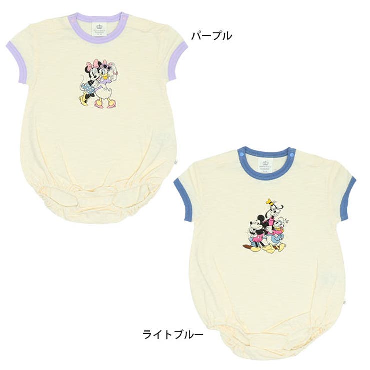 ディズニー キャラプリント ぽってり ロンパース 6259b 品番 Bydk Babydoll ベビードール のキッズファッション通販 Shoplist ショップリスト