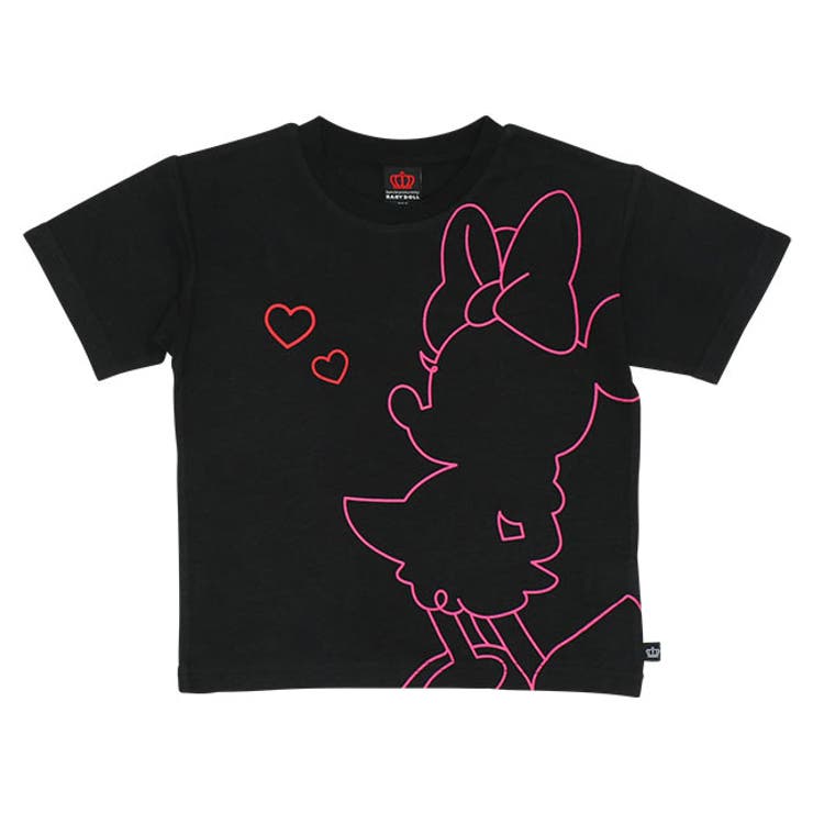 親子お揃い ディズニー ネオンキャラシルエットtシャツ 6717k 品番 Bydk Babydoll ベビードール のキッズファッション通販 Shoplist ショップリスト