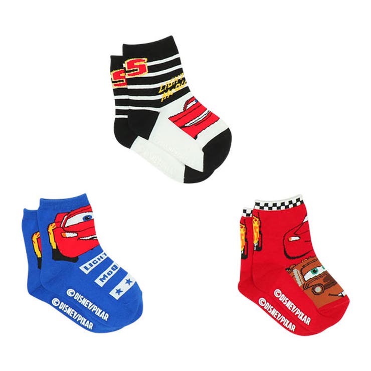 ディズニー CARS クルーソックスセット 8494[品番：BYDK0006013]｜BABYDOLL（ベビードール）のキッズファッション通販