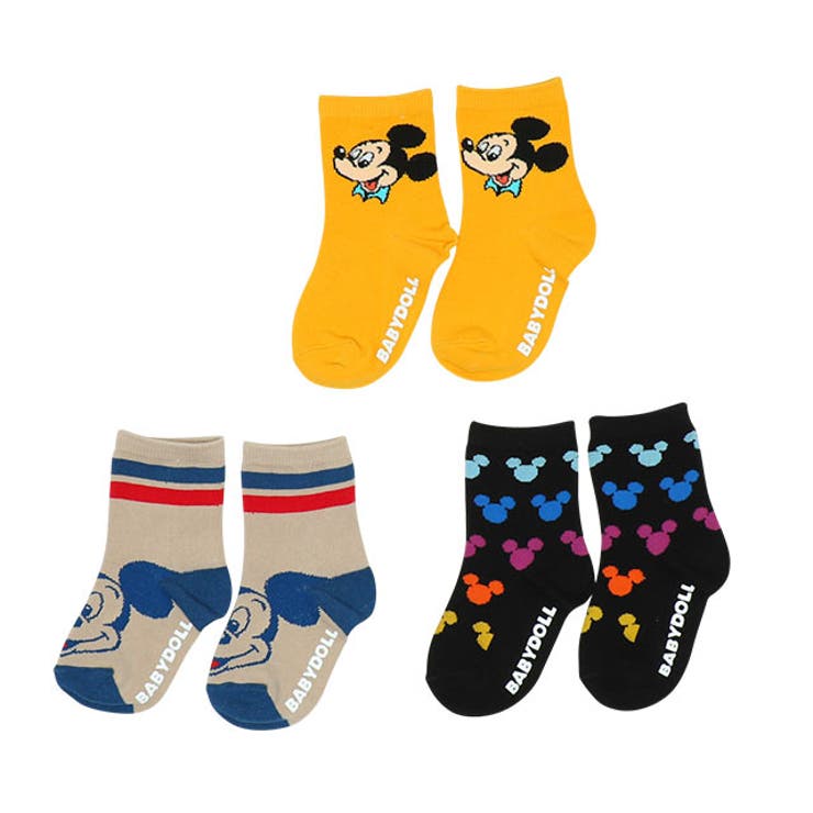 【超お買い得！】 ディズニー クルーソックスセット 9134[品番：BYDK0006386 ソックス