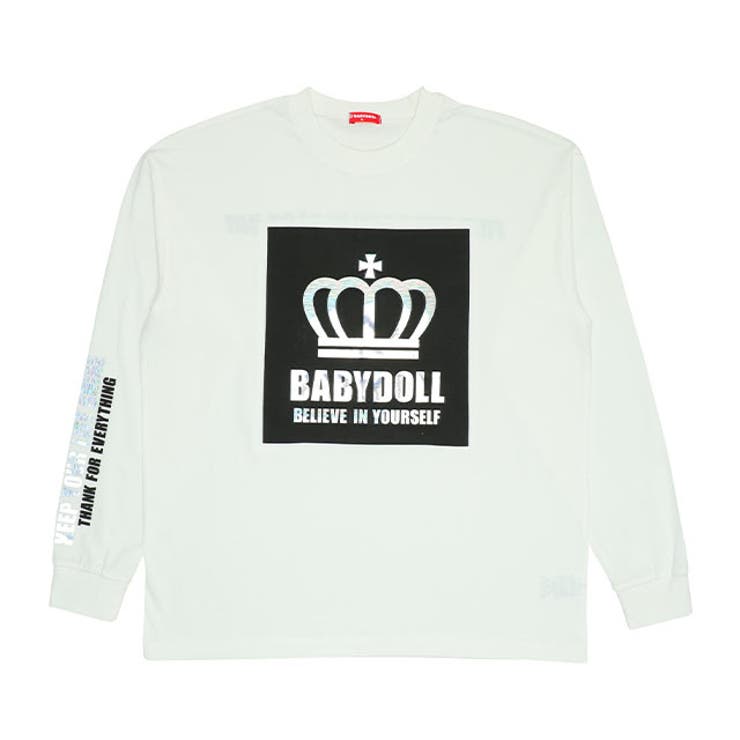親子お揃い エンボス箔ロンT 9212A[品番:BYDK0006470 親子お揃い エンボス箔ロンT 9212A[品番:BYDK0006470