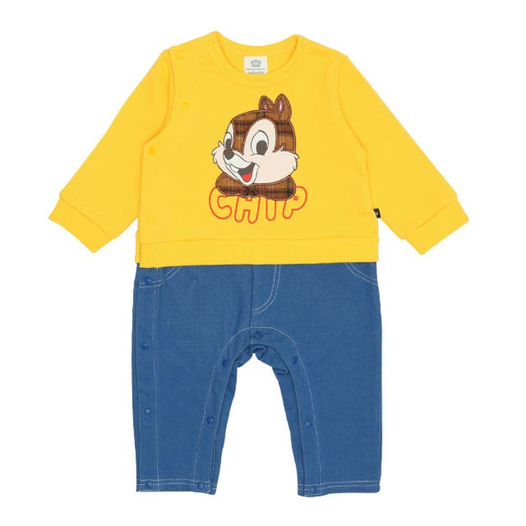 ディズニー 柄パッチワークドッキングロンパース 9863B[品番