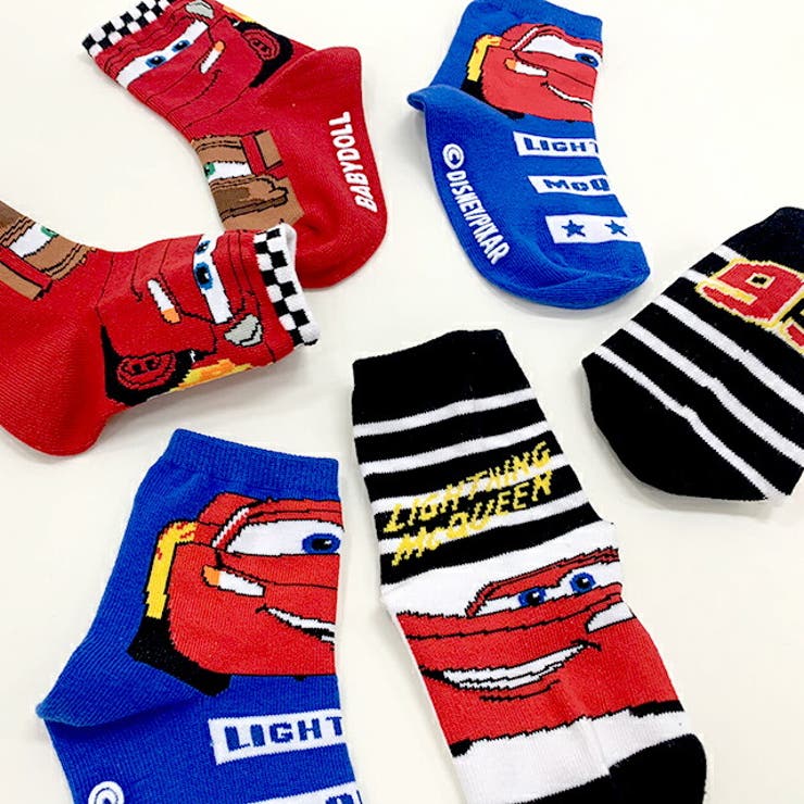 ディズニー CARS クルーソックスセット 8494[品番：BYDK0006013]｜BABYDOLL（ベビードール）のキッズファッション通販