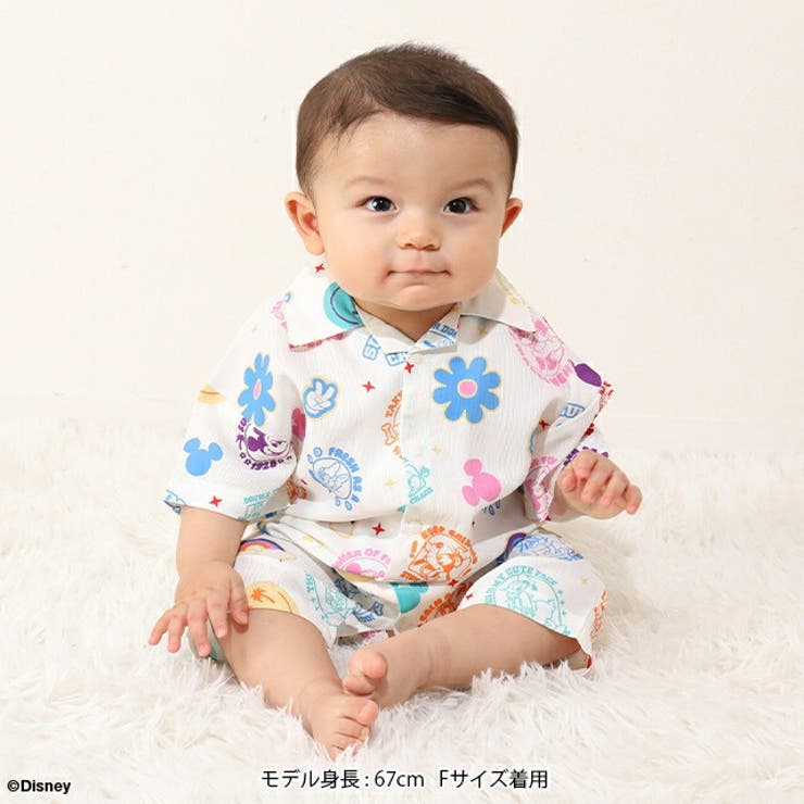 ディズニー リゾート総柄ロンパース 1599B | BABYDOLL | 詳細画像2 