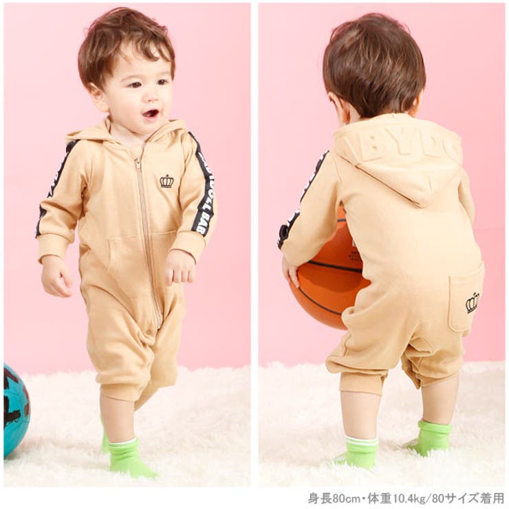 ロゴテープロンパース4474b ベビードール Babydoll 品番 Bydk Babydoll ベビードール のキッズファッション通販 Shoplist ショップリスト