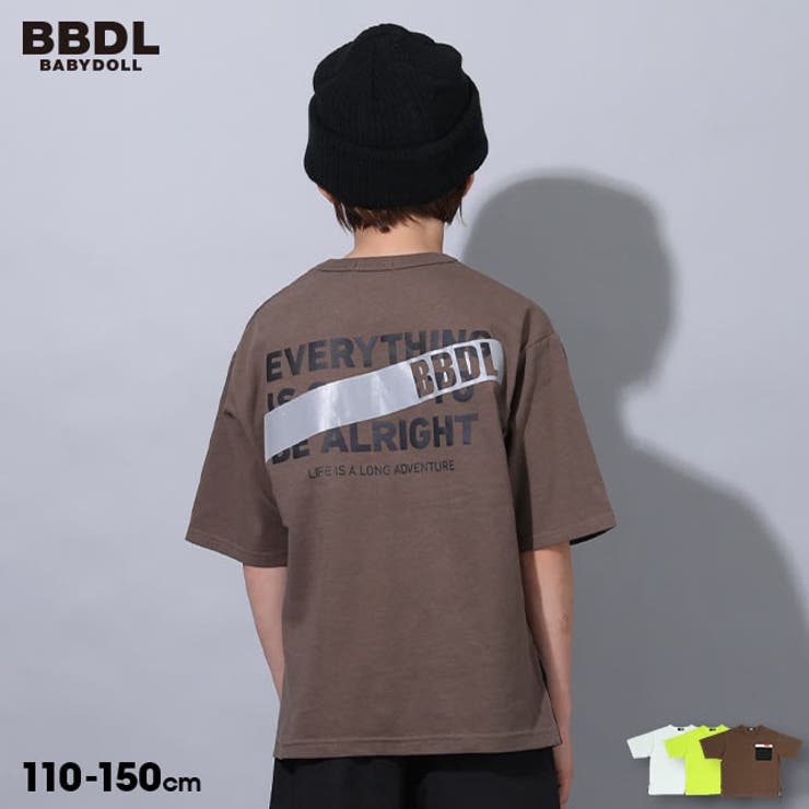 BBDL バックメッセージ Tシャツ[品番：BYDK0004124]｜BABYDOLL（ベビー  