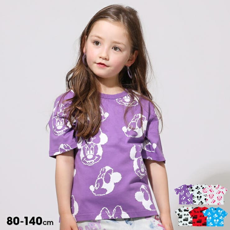 ディズニー ビット総柄 Tシャツ 品番 Bydk Babydoll ベビードール のキッズファッション通販 Shoplist ショップリスト