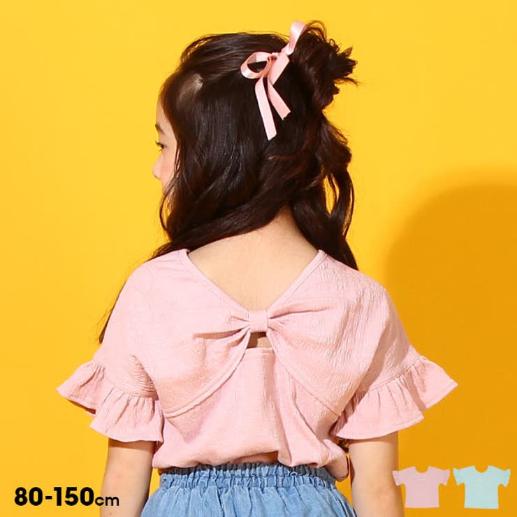 バックリボン Tシャツ 6671K[品番：BYDK0005074]｜BABYDOLL（ベビー