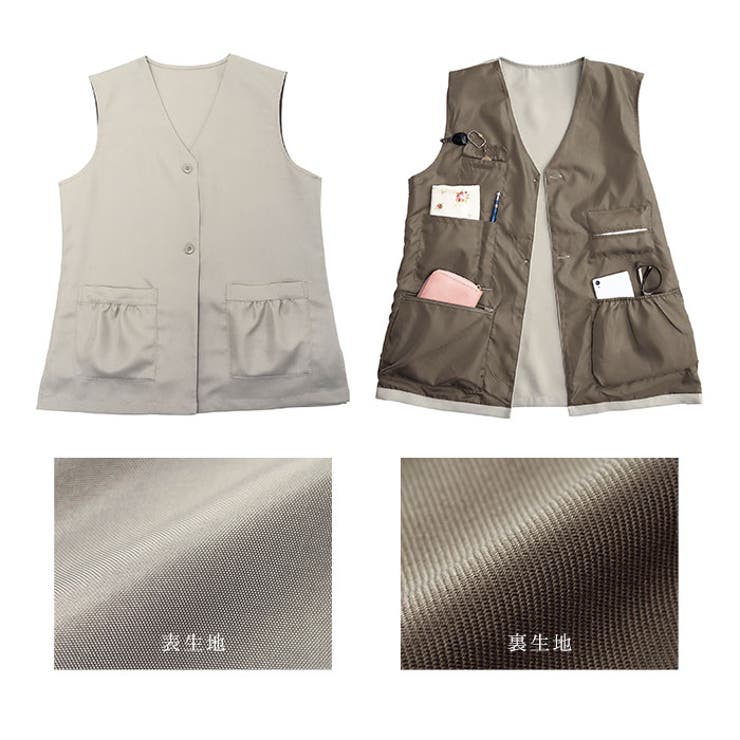 ８ポケット手ぶら着やせベスト | BACKYARD FAMILY | 詳細画像13 