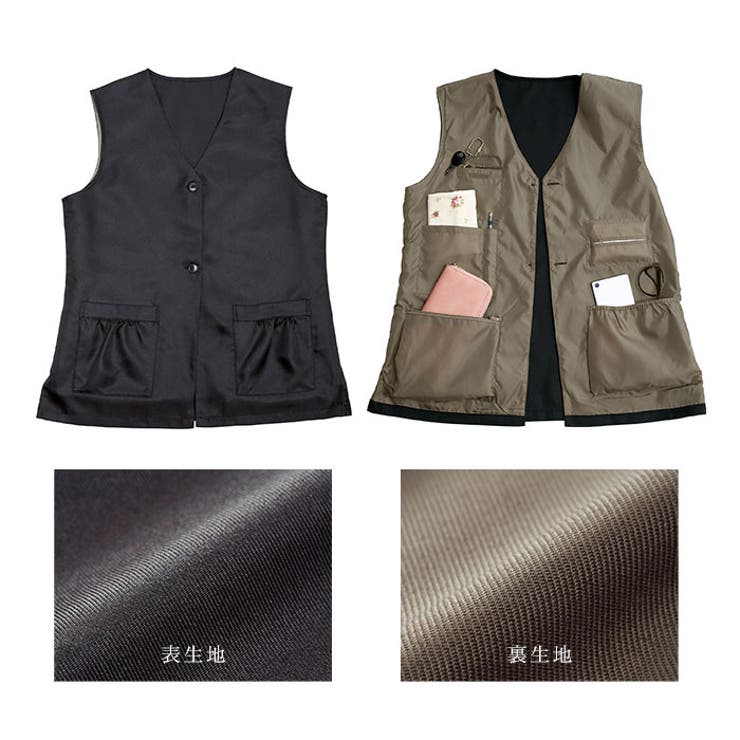 ８ポケット手ぶら着やせベスト | BACKYARD FAMILY | 詳細画像14 