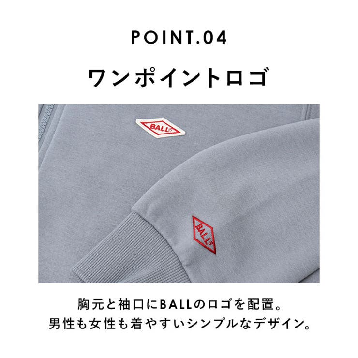 BALL 裏起毛 ワッペン付きスタンドジャケット | BACKYARD FAMILY | 詳細画像10 