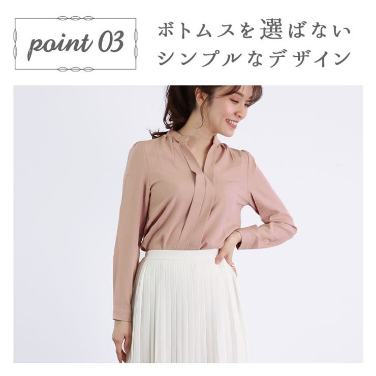 Vネックブラウス bs0005 | BACKYARD FAMILY | 詳細画像8 