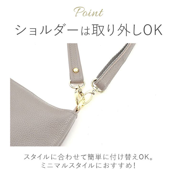 COOCO シュリンクレザー2WAYショルダーバッグ | BACKYARD FAMILY | 詳細画像10 