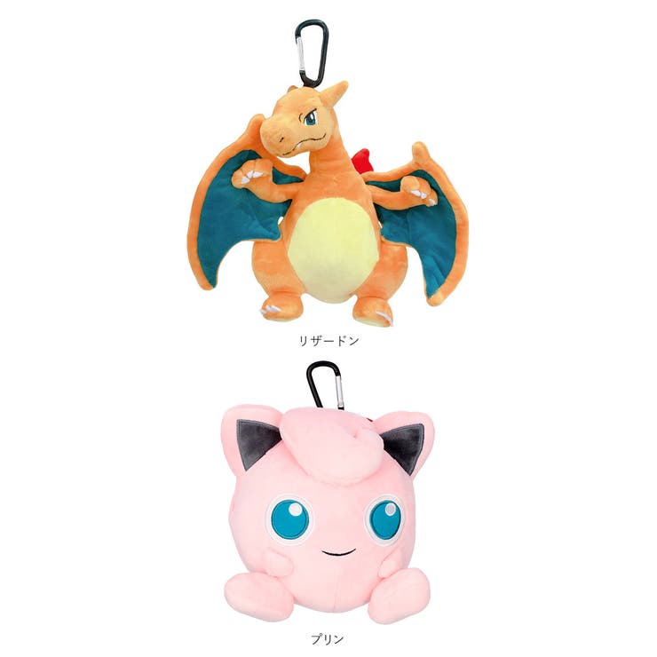 キャラクター カラビナ付き ぬいぐるみポーチ[品番：BCYW0013449