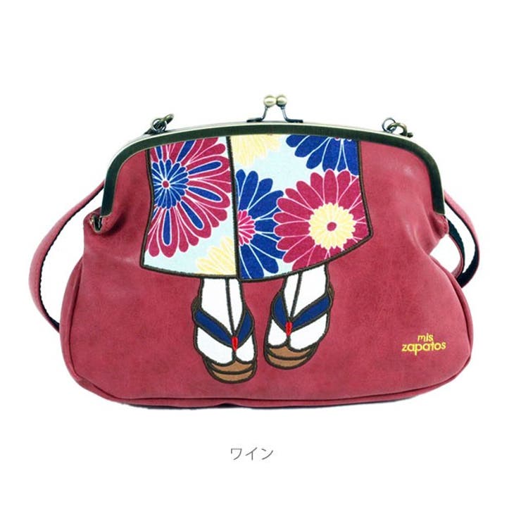 着物がま口 ショルダーバッグ ミスサパト[品番：BCYW0001506