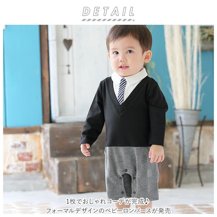 Aenak フォーマルVネックロンパース | BACKYARD FAMILY | 詳細画像2 