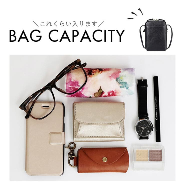 正規代理店 本革 大容量 スマホショルダー gpouch476[品番：BCYW0015756 ショルダーバッグ