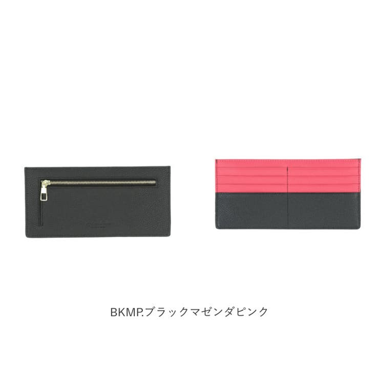 LIZDAYS スキミング防止8ポケット本革スリム長財布[品番：BCYW0017918