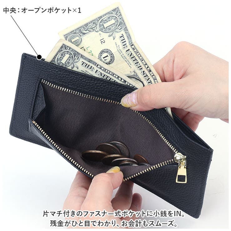 LIZDAYS 長財布 レディース 薄い財布 スリム 本革 財布 スキミング防止ファッション小物