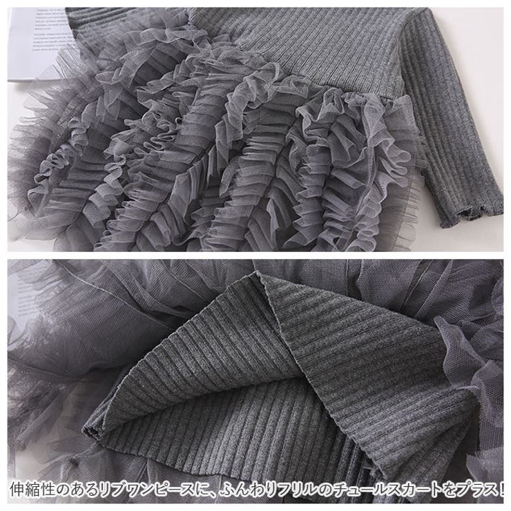 ふわふわワンピース リボン 春秋 ykqzv113 | BACKYARD FAMILY | 詳細画像11 